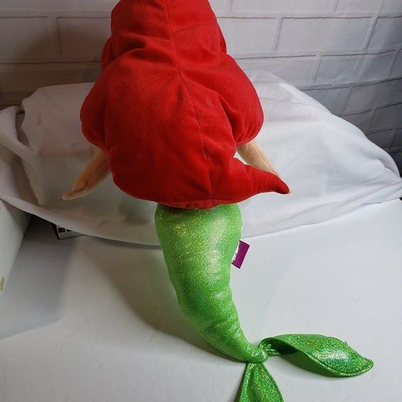 RARE Disney Princess Little Mermaid Plush Doll 20" Big Blue Eyes Stuffed Soft - Picture 7 of 10